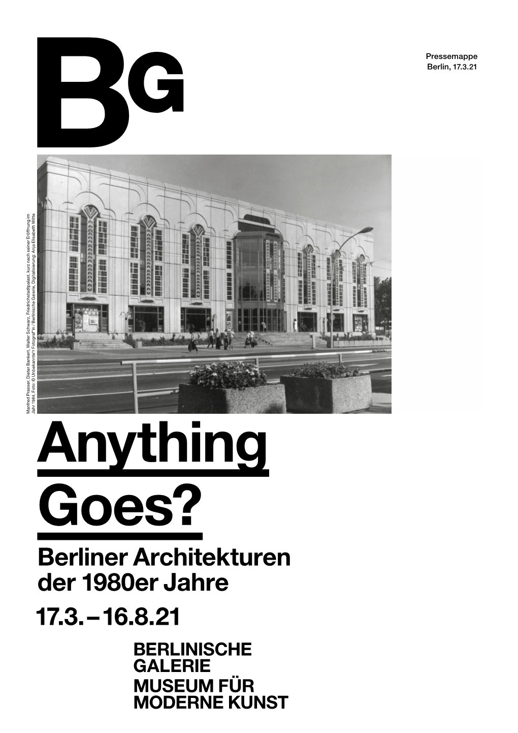 Anything Goes? Berliner Architekturen Der 1980Er Jahre 1 7.3