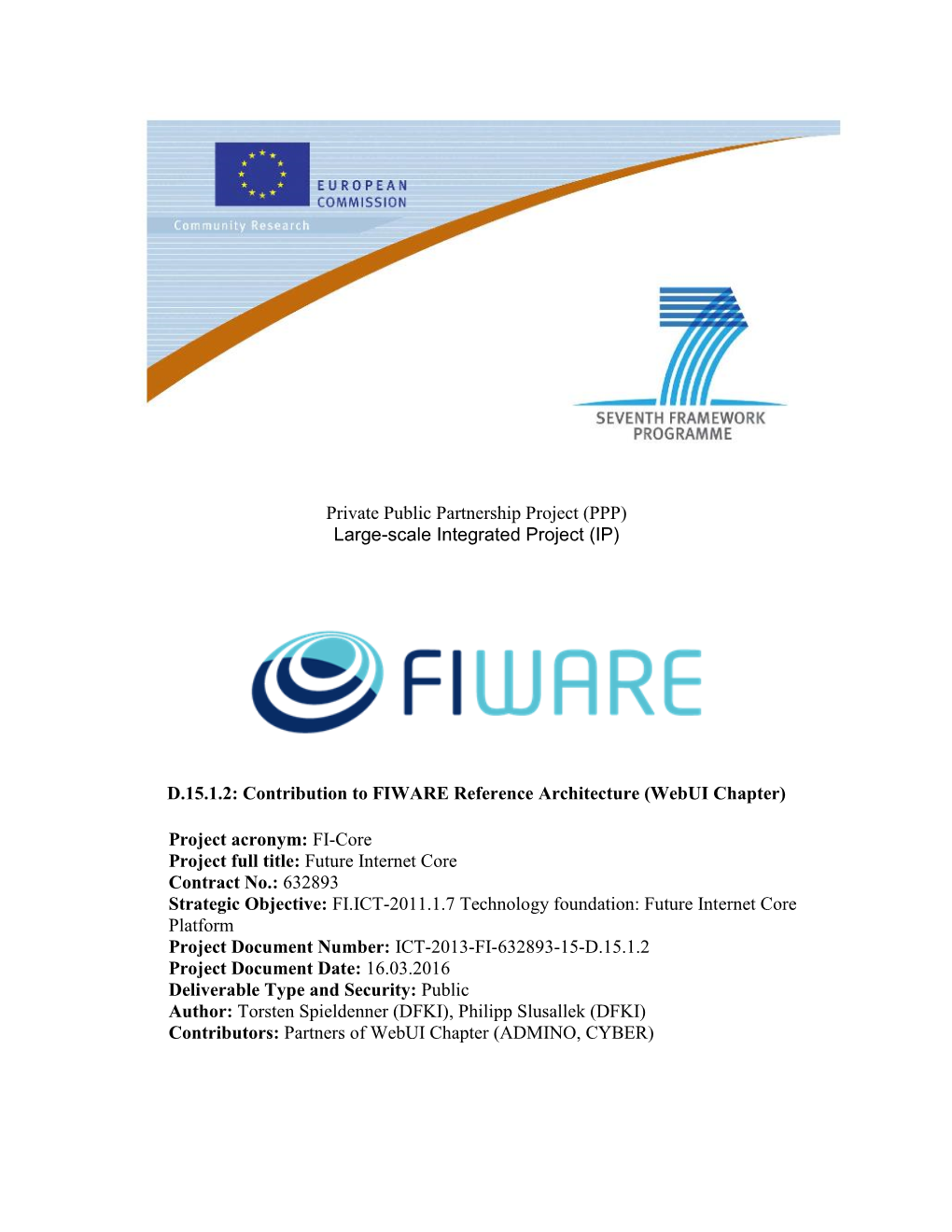 D.2.4.3 FI-WARE Technical Roadmap