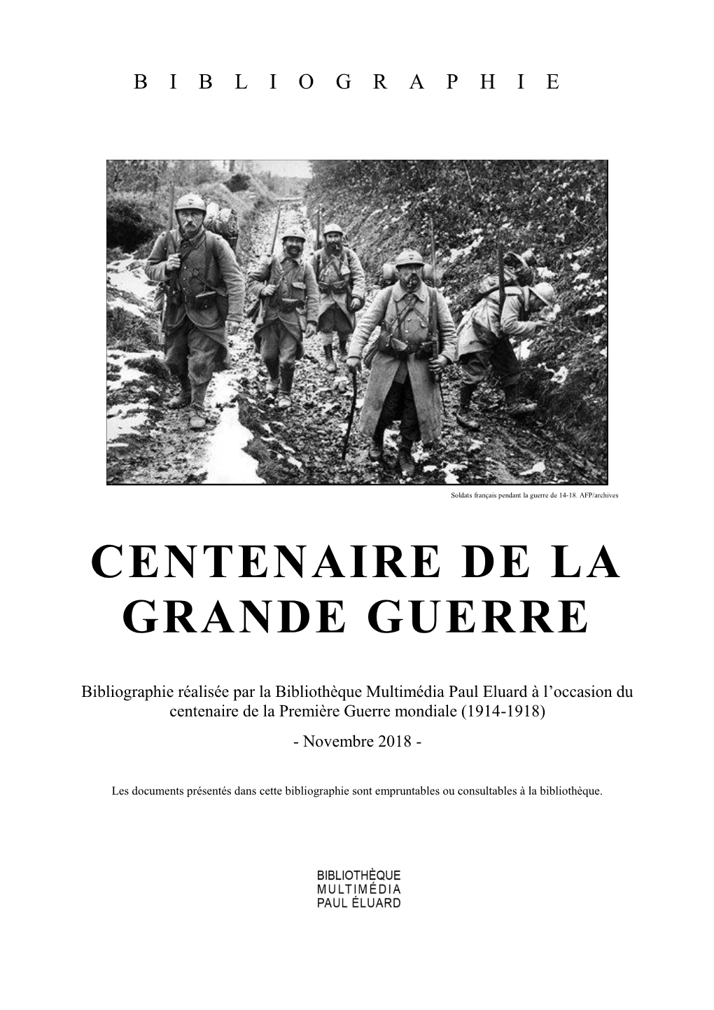 Centenaire De La Grande Guerre