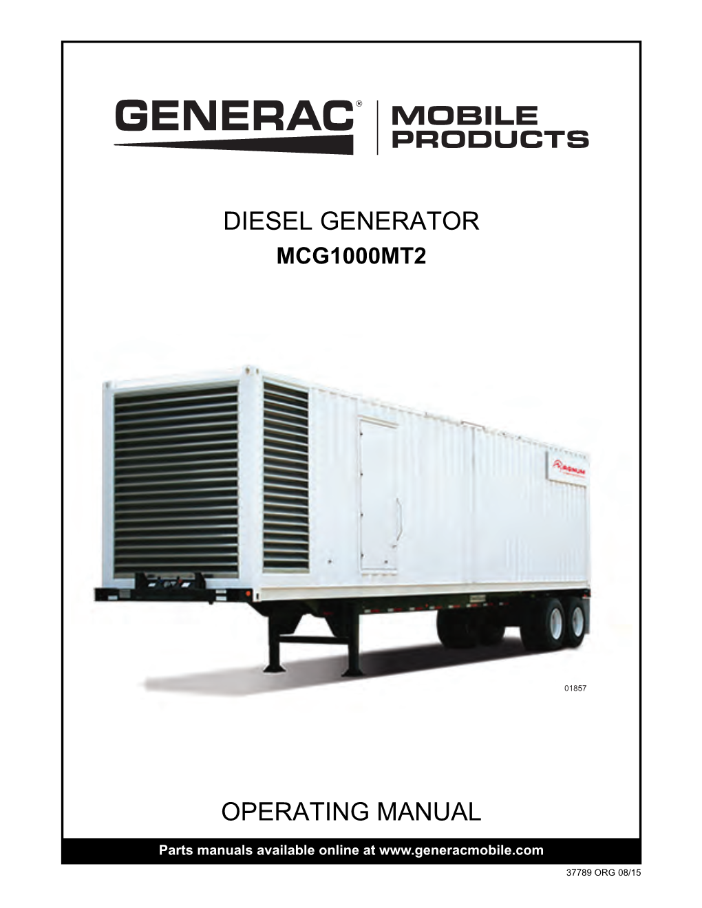 Operating Manual Diesel Generator