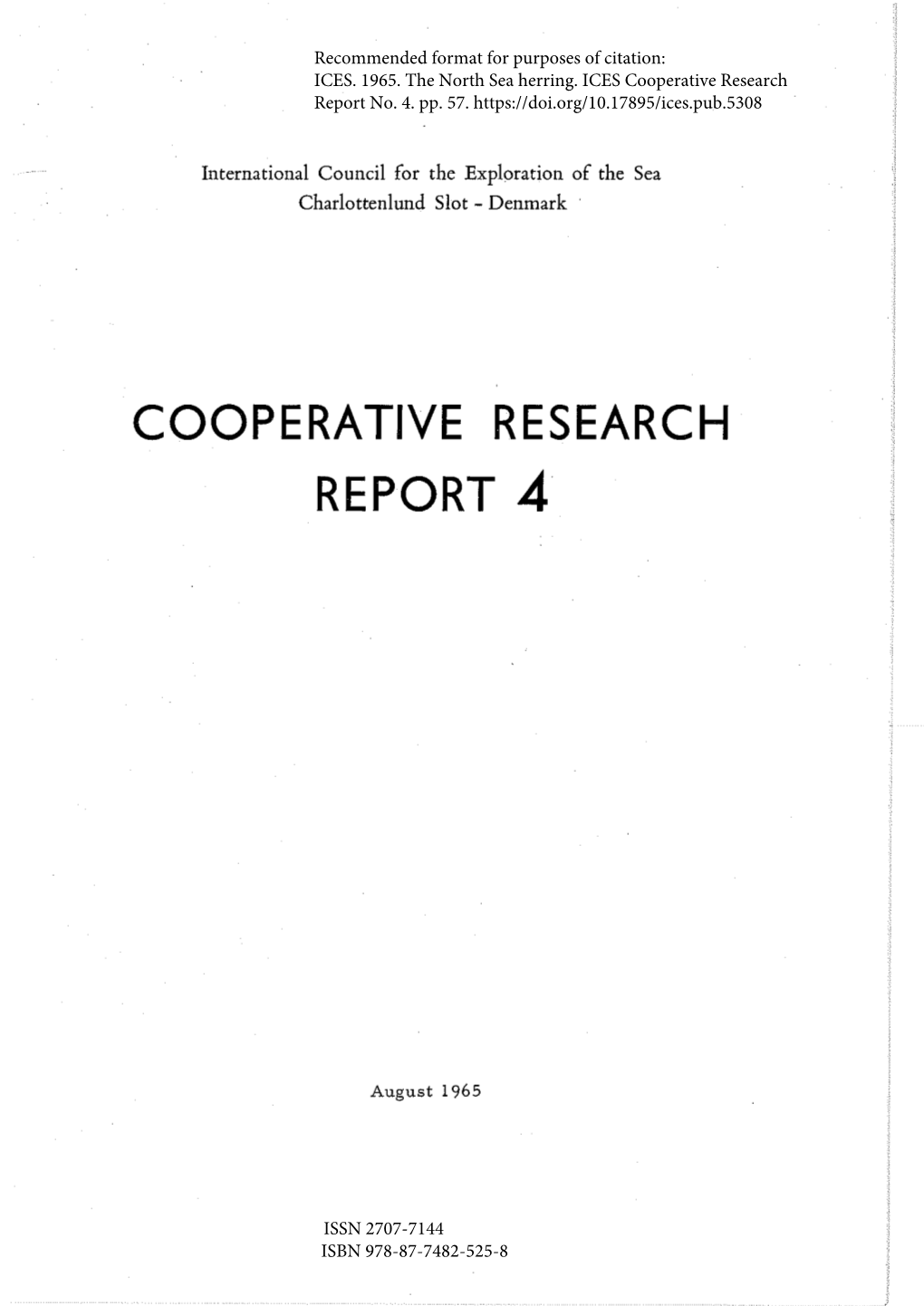Cooperative Research Report 4