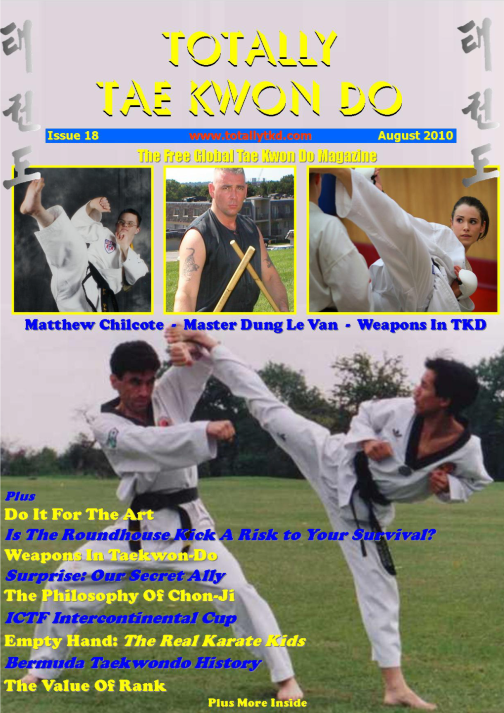 Totally Tae Kwon Do Magazine, Then Have You See on the Totallytkd Forum (Linked Via