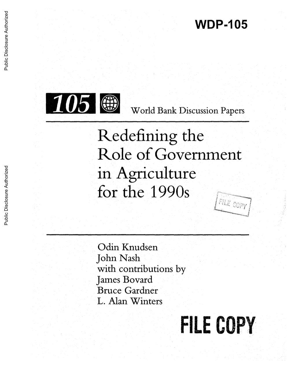 World Bank Document