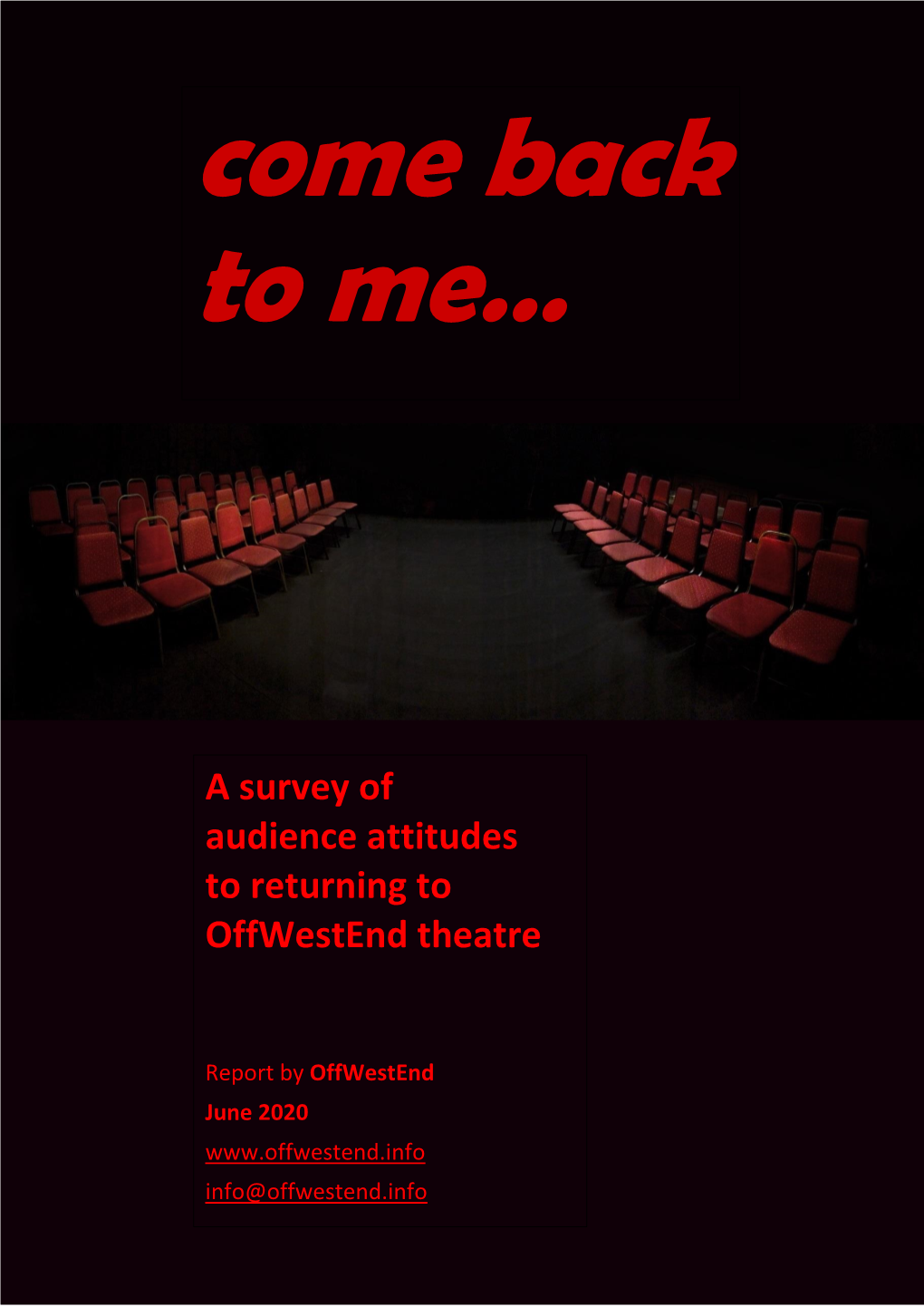 A Survey of Audience Attitudes to Returning to Offwestend Theatre