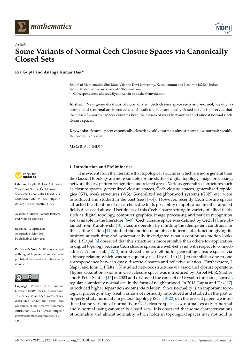 Some Variants of Normal Čech Closure Spaces Via Canonically