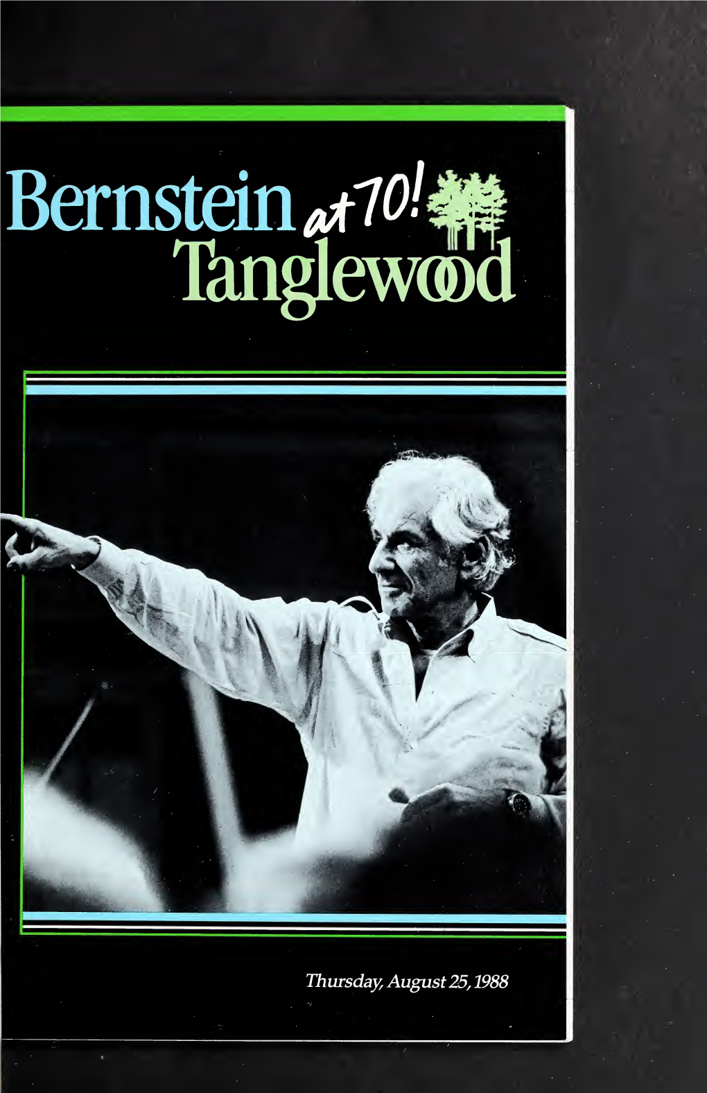 Boston Symphony Orchestra Concert Programs, Summer, 1988, Tanglewood