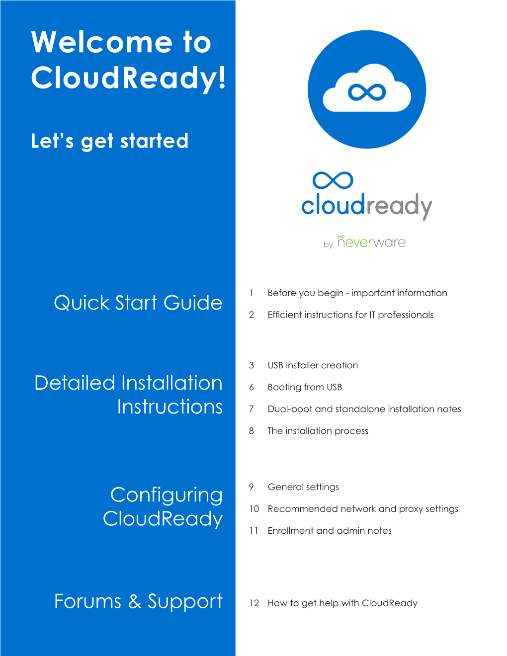 Welcome to Cloudready!