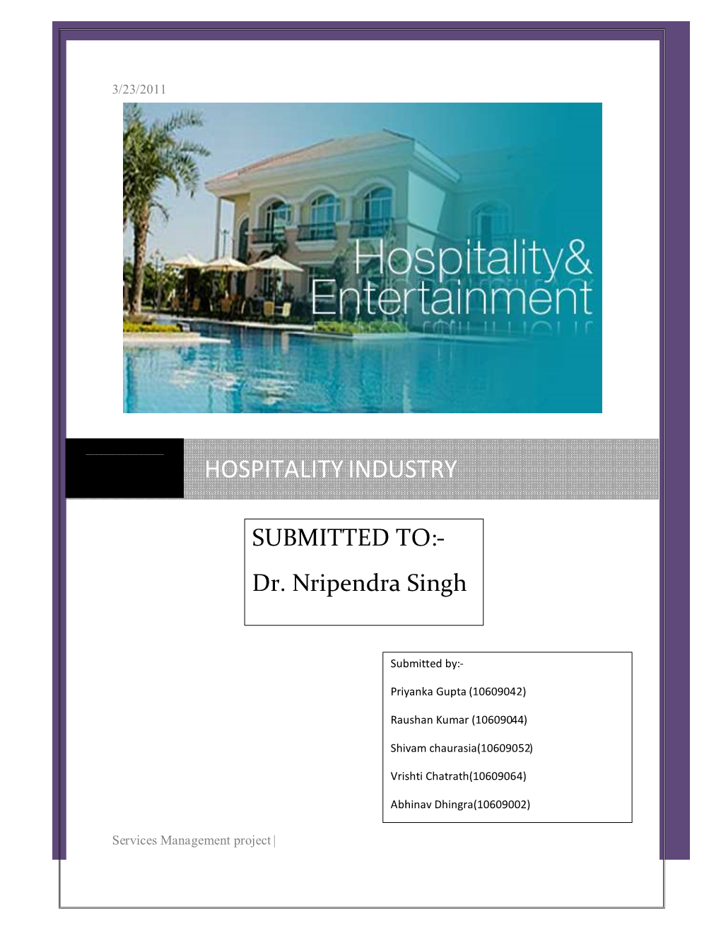 Hospitalityindustry