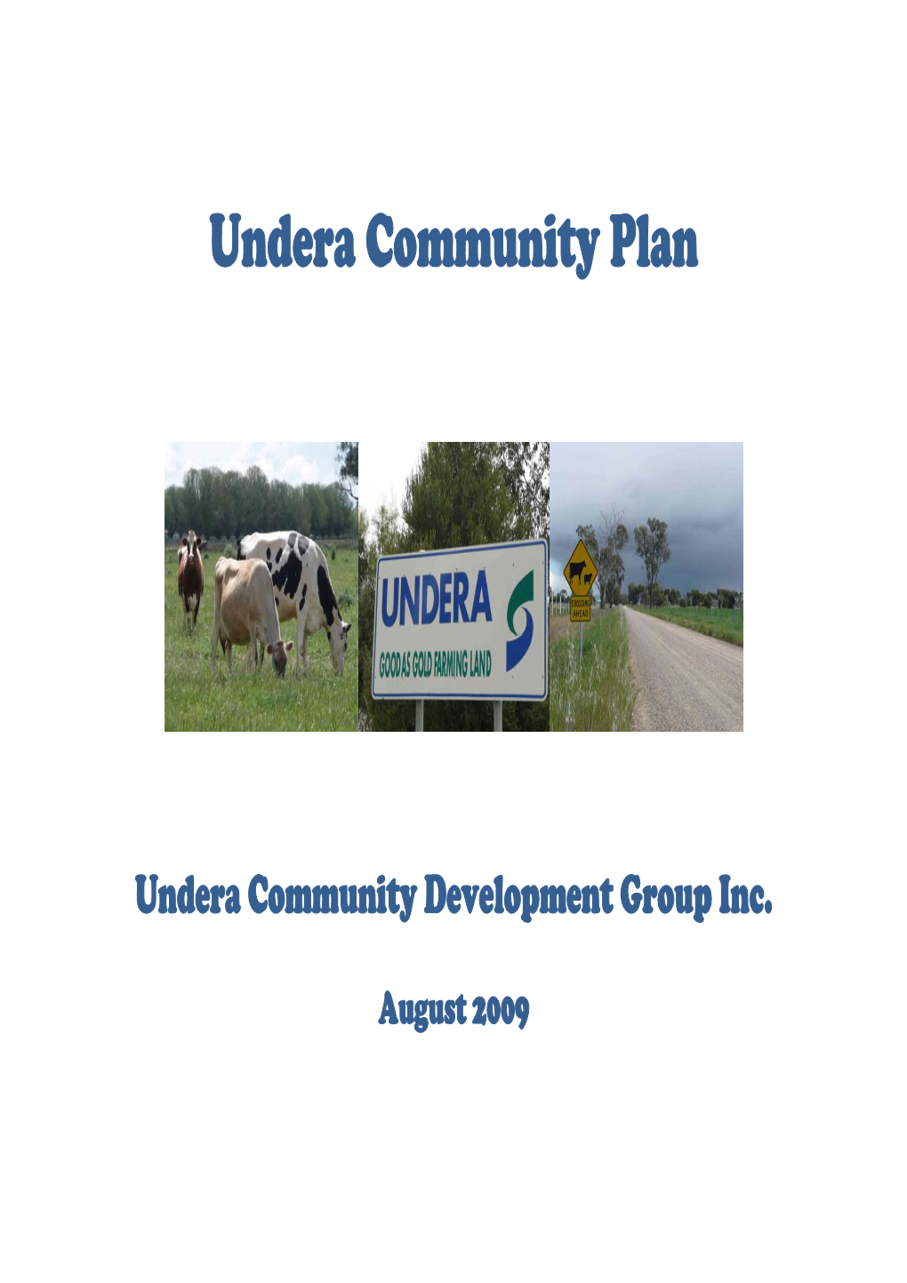 Undera Community Plan