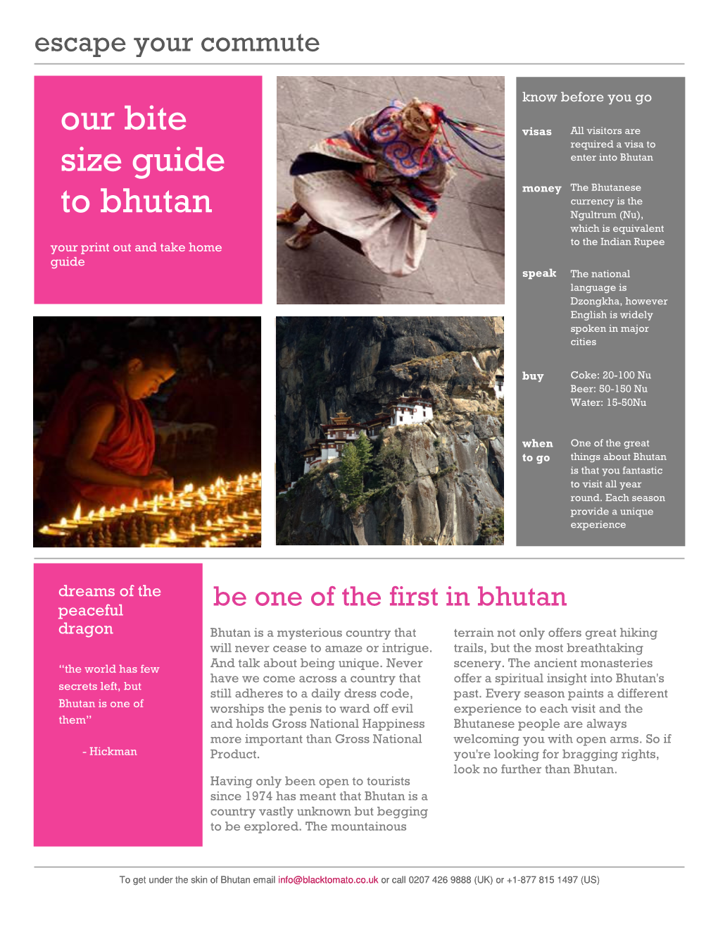 Our Bite Size Guide to Bhutan