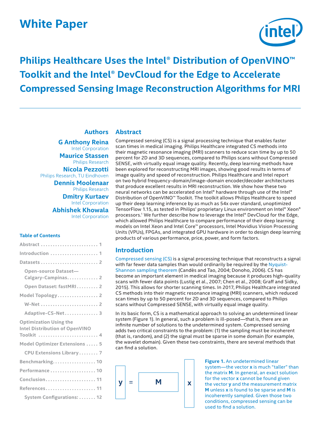 Philips Healthcare Uses the Intel® Distribution of Openvino™ Toolkit