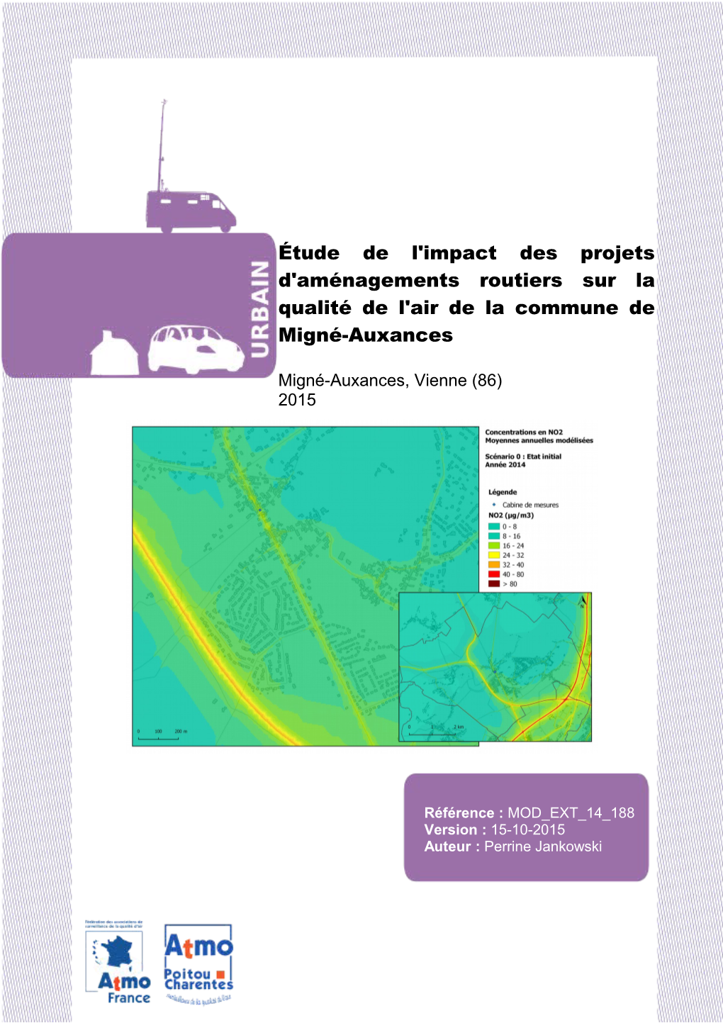 Étude De L'impact Des Projets D'aménagements Routiers Sur La Qualité De L'air De La Commune De Migné-Auxances