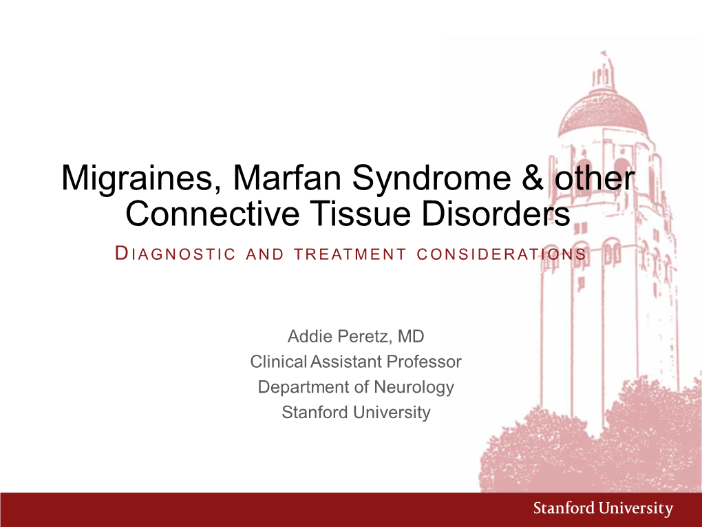 Migraines & Marfan Syndrome