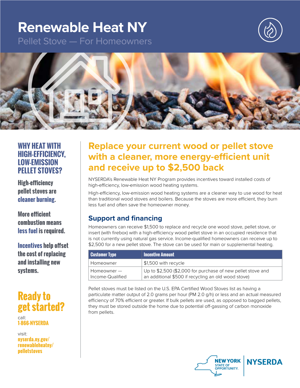 Renewable Heat NY: Pellet Stoves for Homeowners