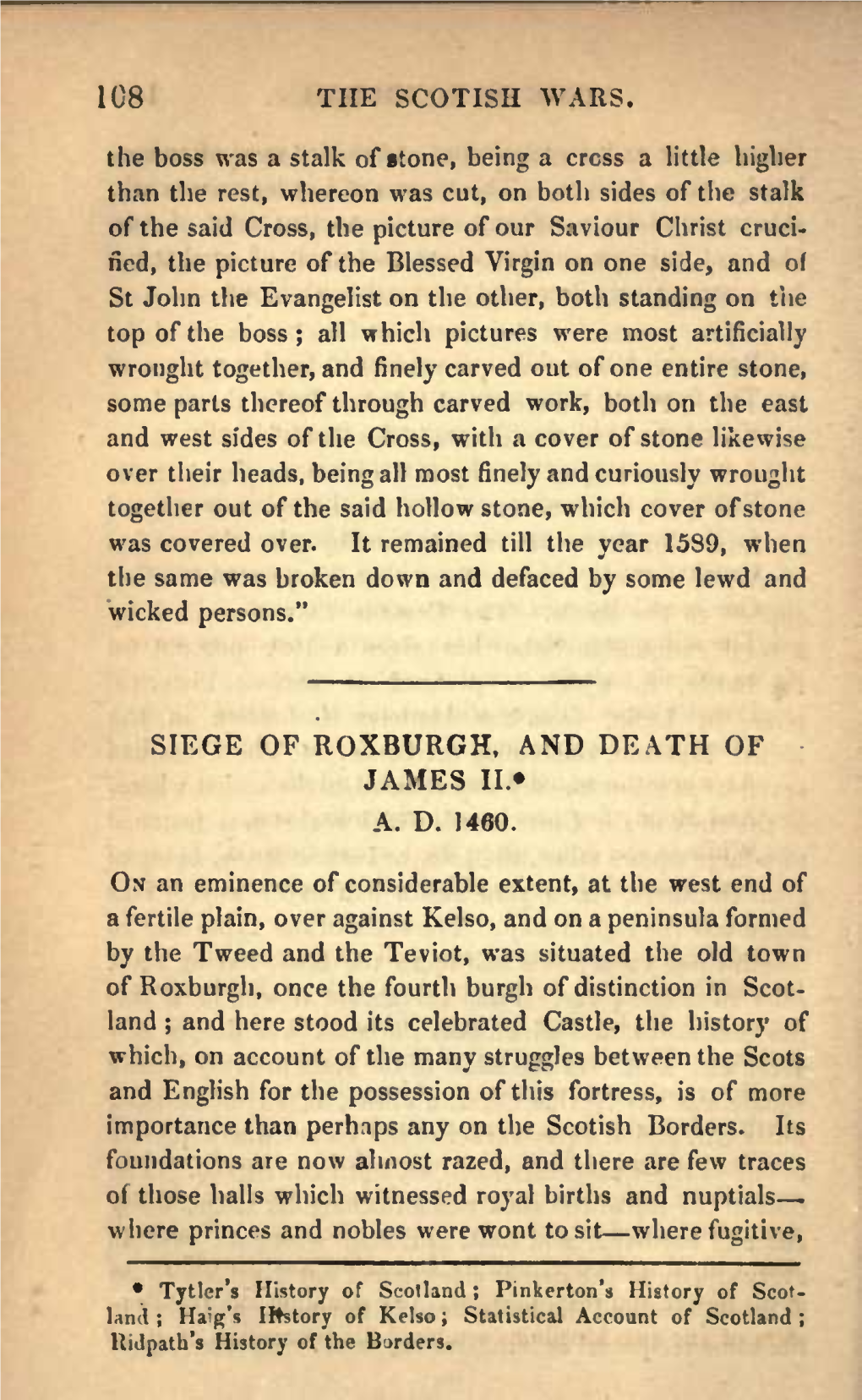 Siege of Roxburgh and Death of James II