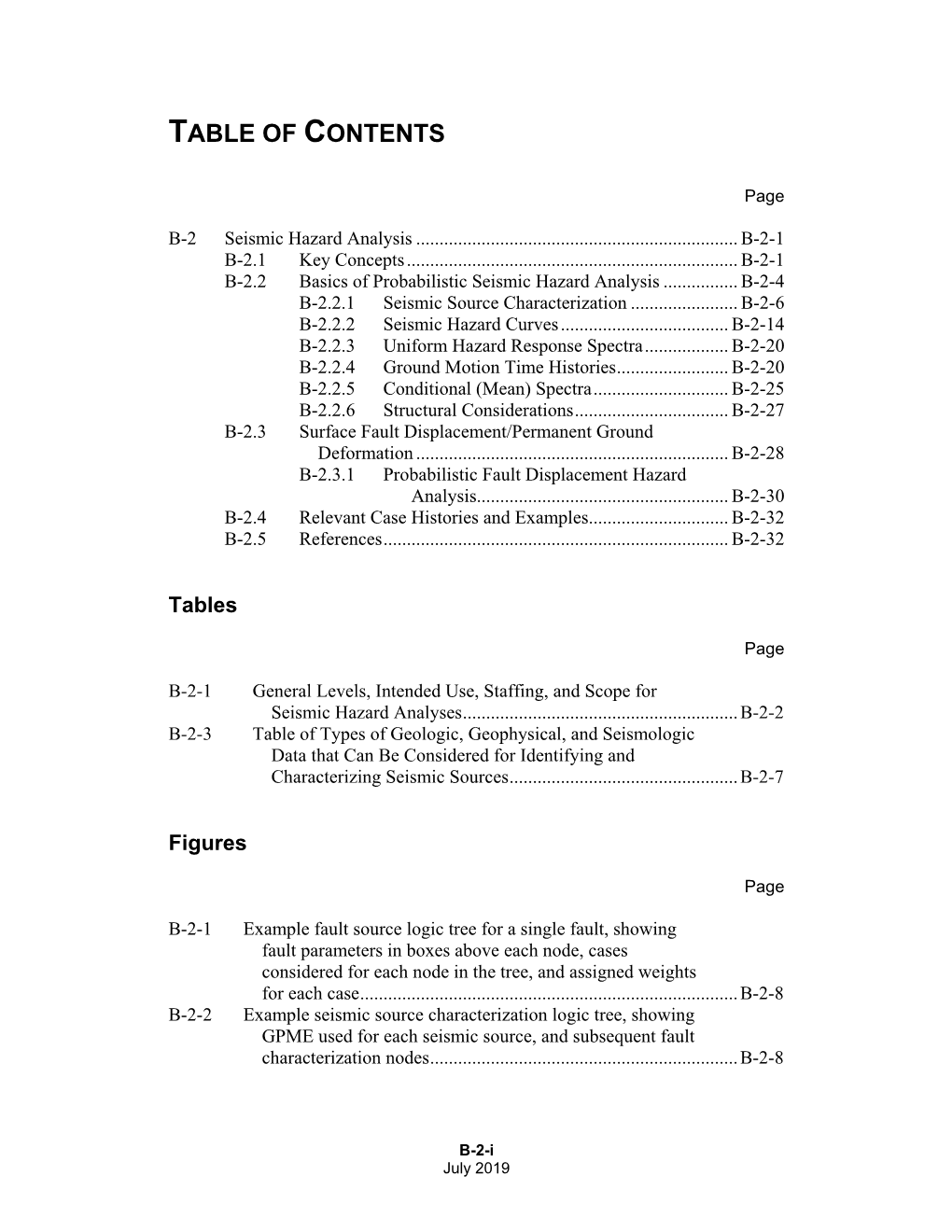 Seismic Hazard Analysis