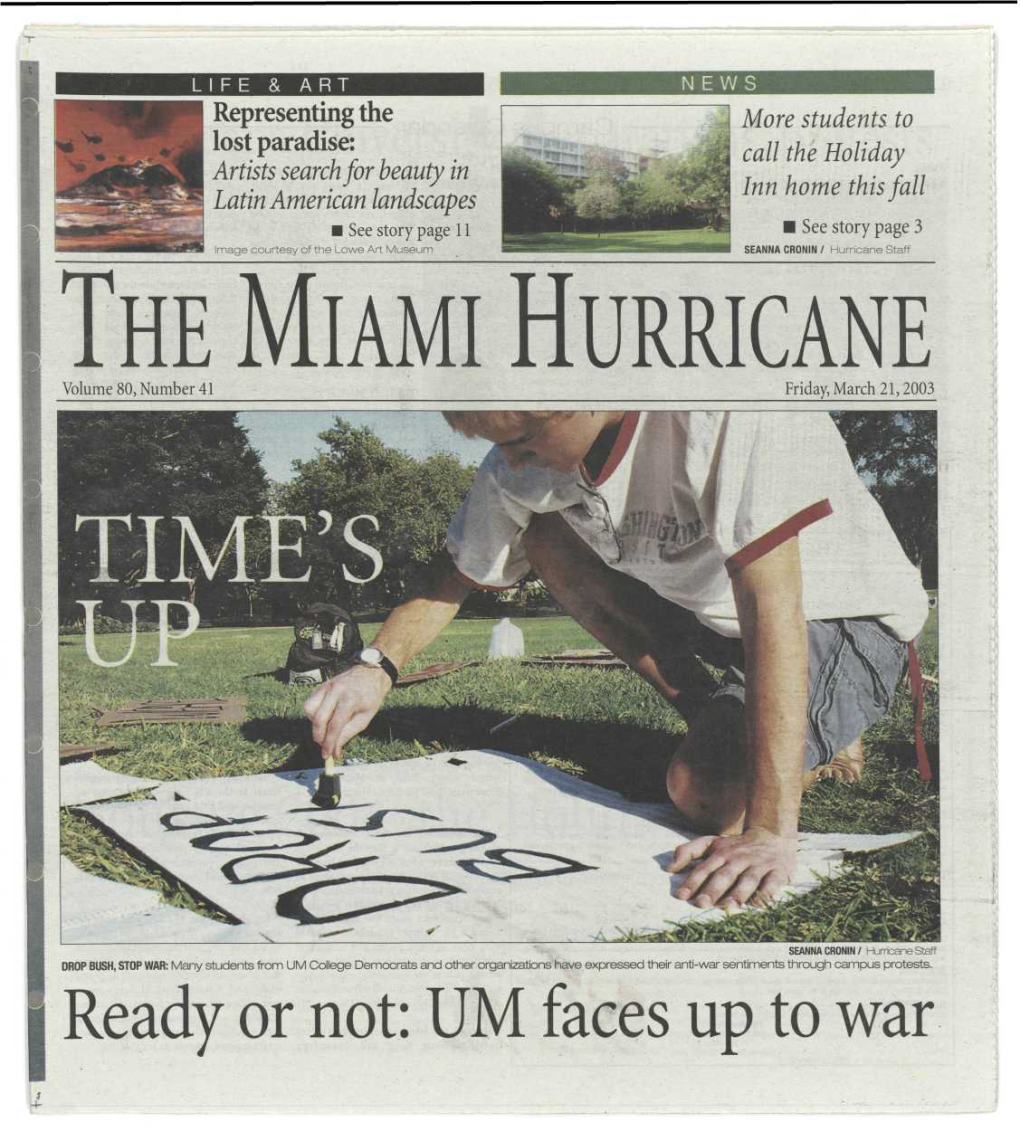Ready Or Not: UM Faces up to War ~R