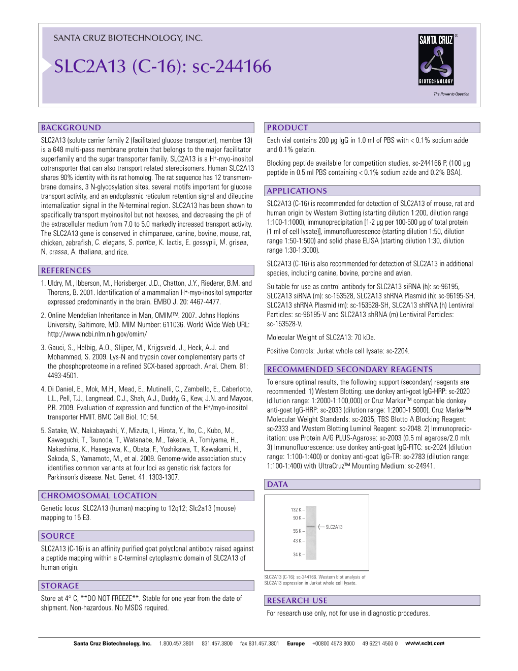 Datasheet Blank Template