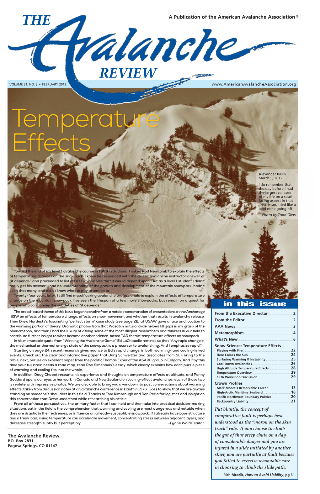 Temperature Effects