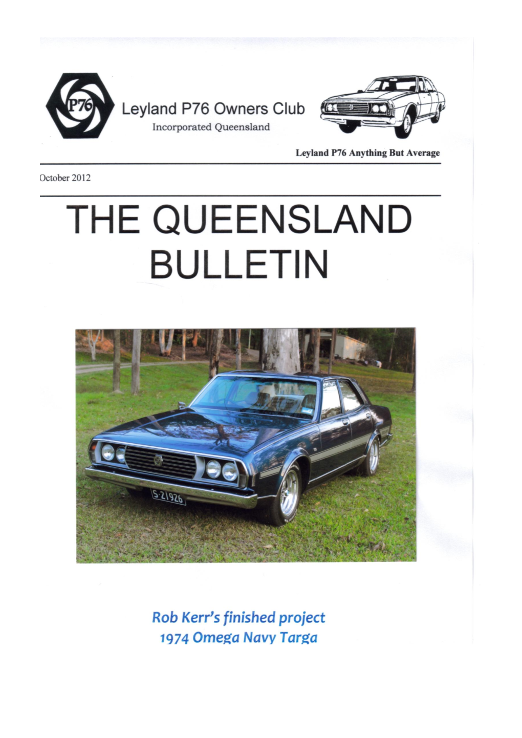 Leyland P76 Owners Club of Queensland
