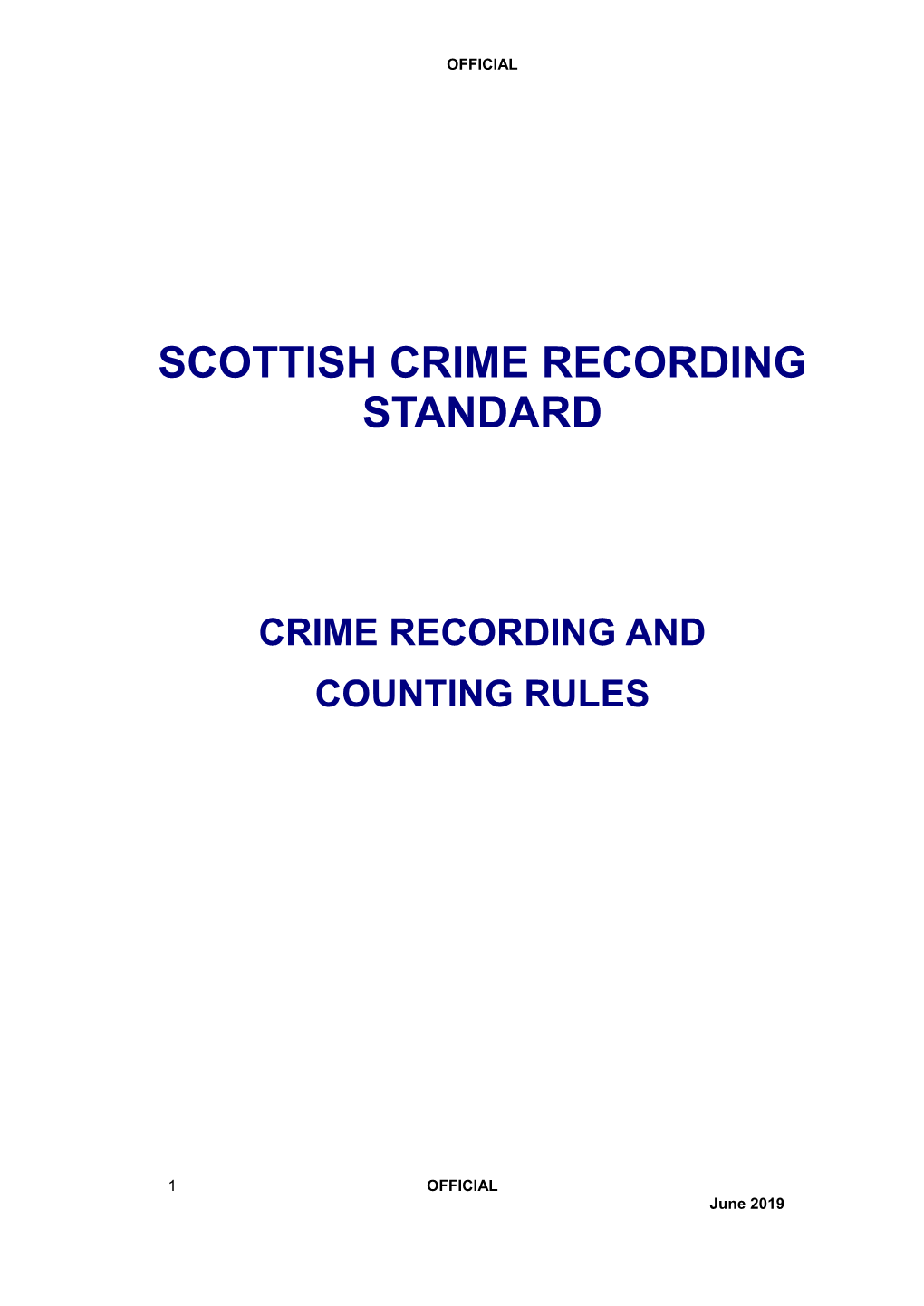 Scottish Crime Recording Standard