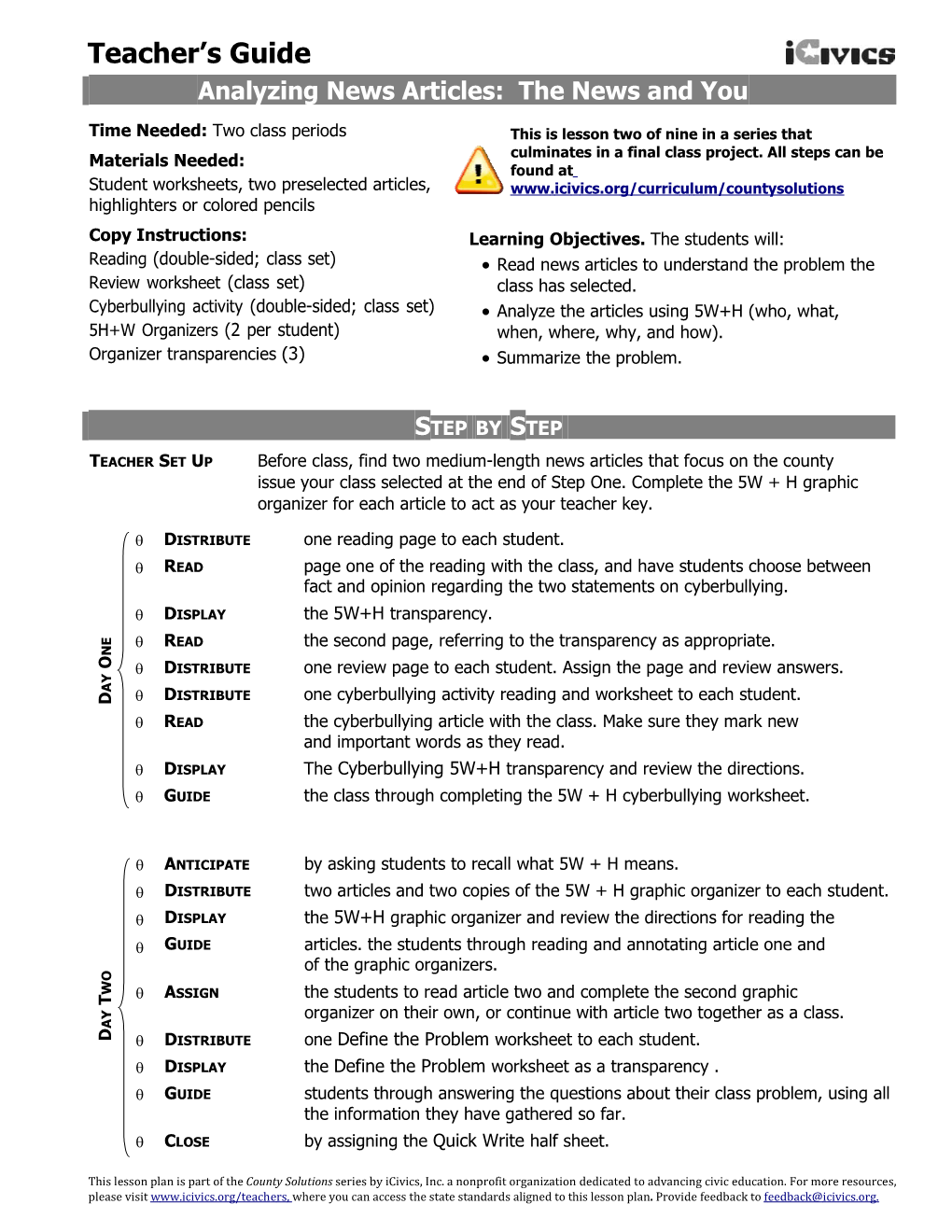 Analyzing News Articles: the News and You