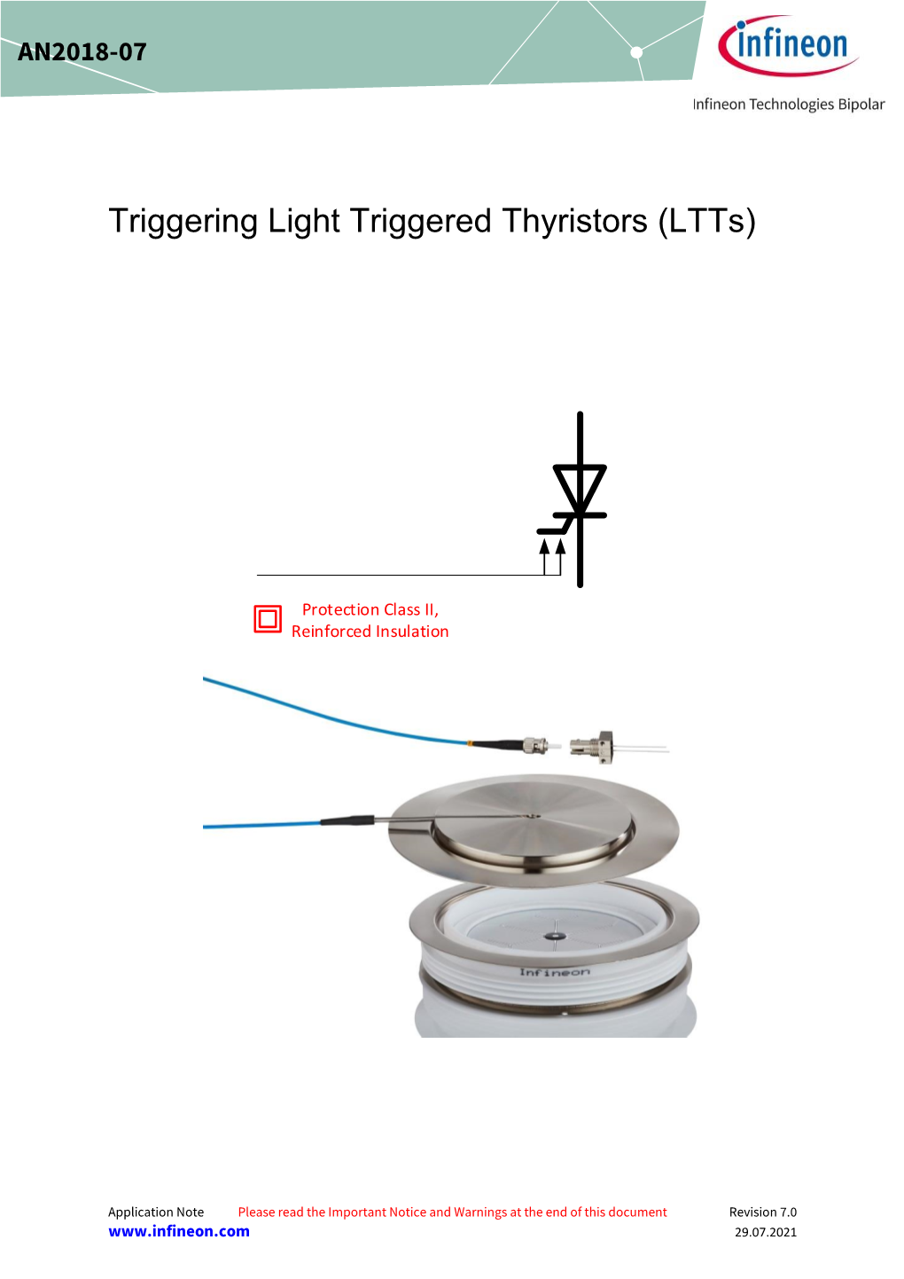 Triggering Light Triggered Thyristors (Ltts)