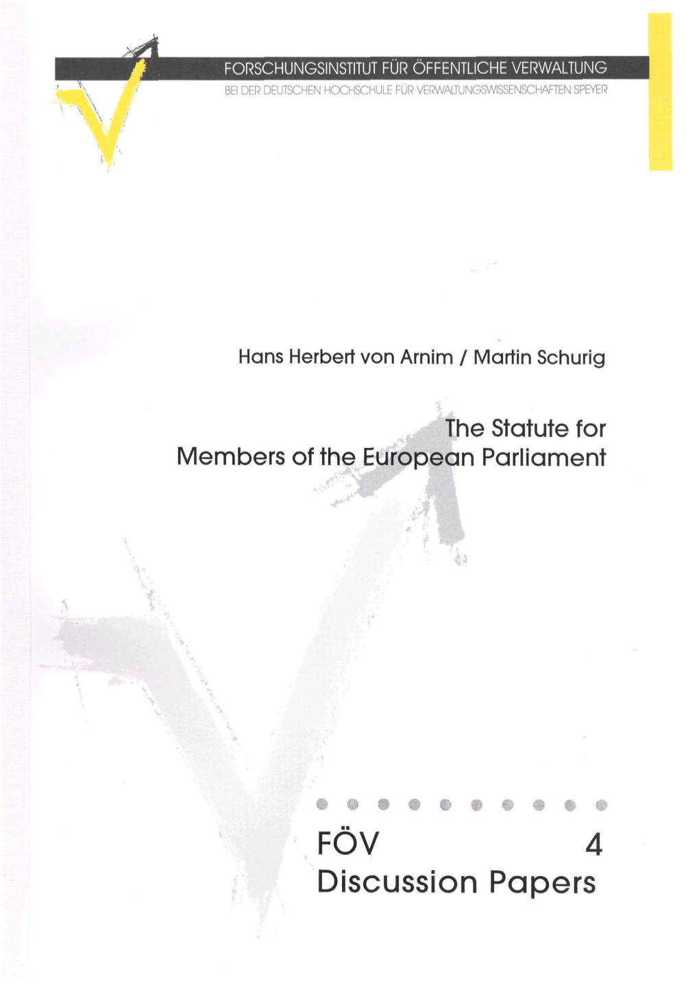 Statute for Members of the European Parliament