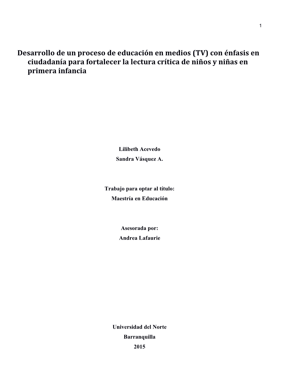 Con Énfasis En Ciudadanía Para Fortalecer La Lectura Crítica De Niños Y Niñas En Primera Infancia