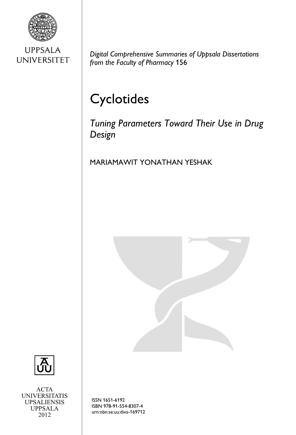 Cyclotides from an Extreme Habitat: Characterization of Cyclic Peptides from Viola Abyssinica of Ethiopian Highlands