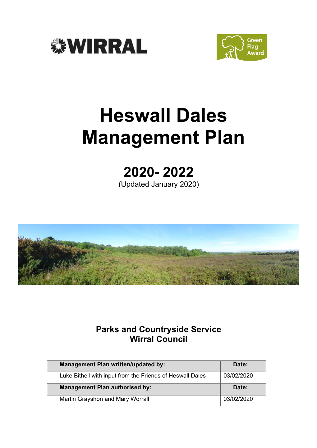 Heswall Dales Management Plan