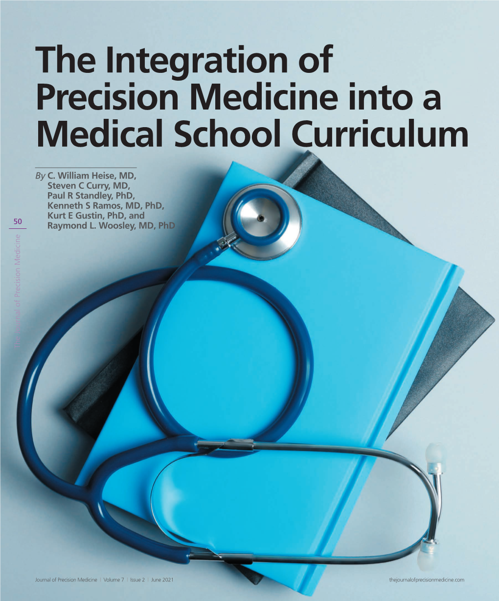 The Integration of Precision Medicine Into a Medical School Curriculum