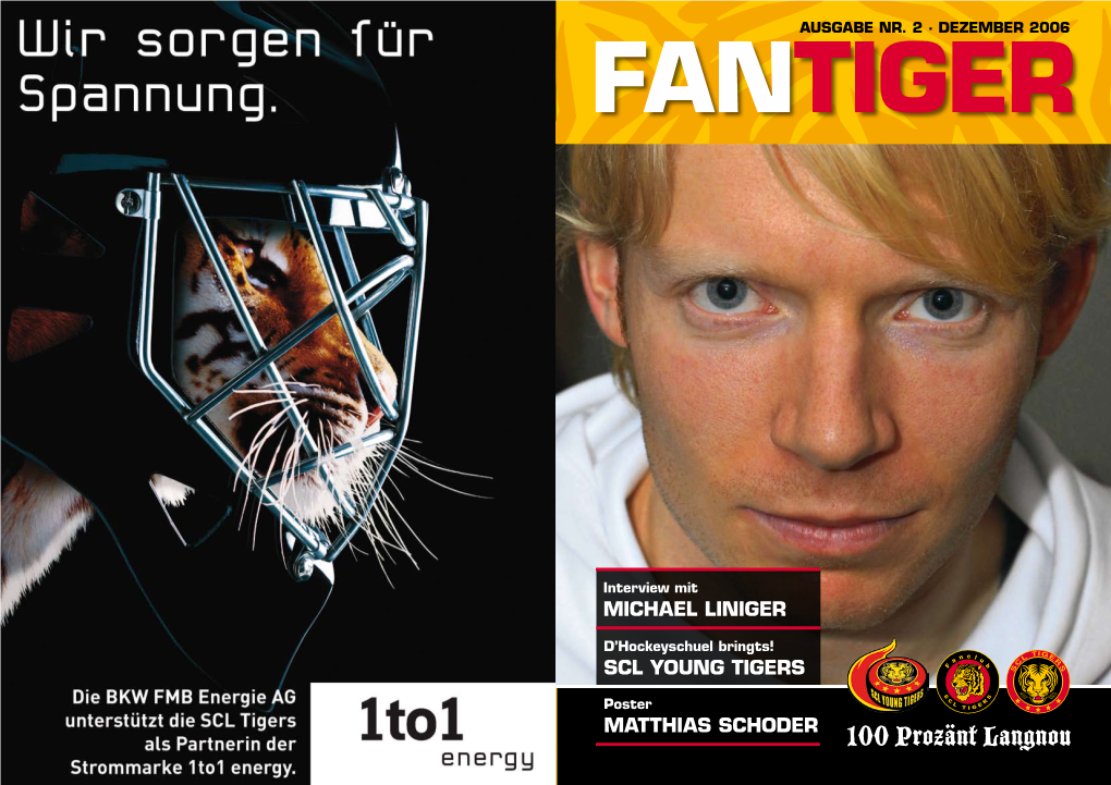 Scl Young Tigers Matthias Schoder Michael Liniger