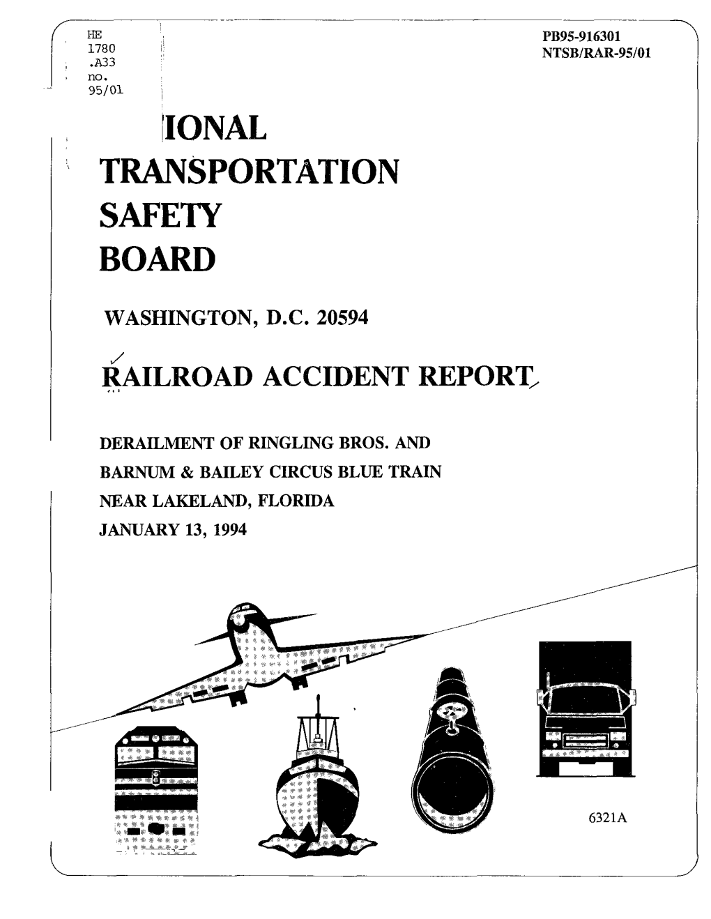 Ional Transportation Safety Board Railroad