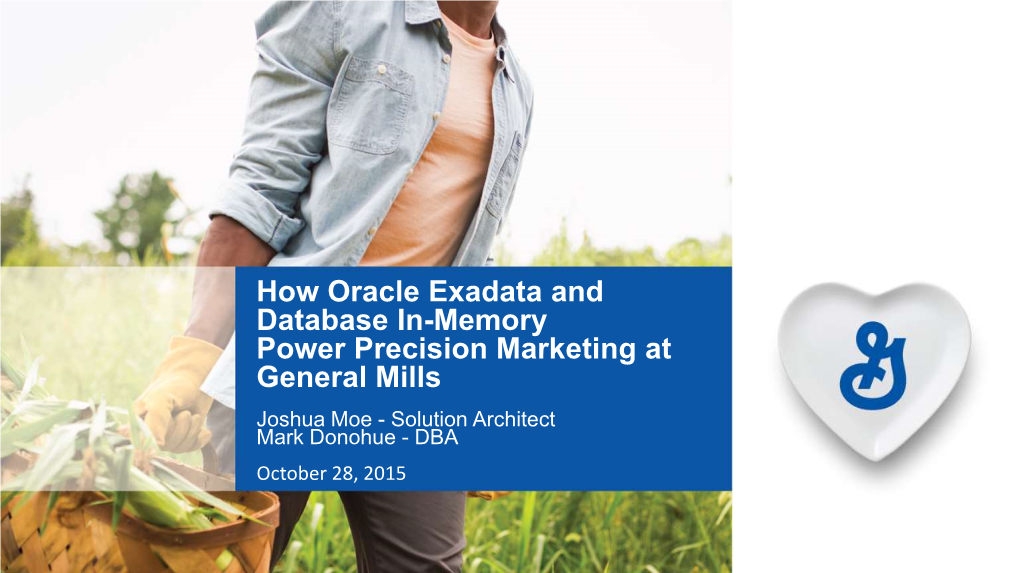 Oracle Database In-Memory & Exadata Power Precision Marketing
