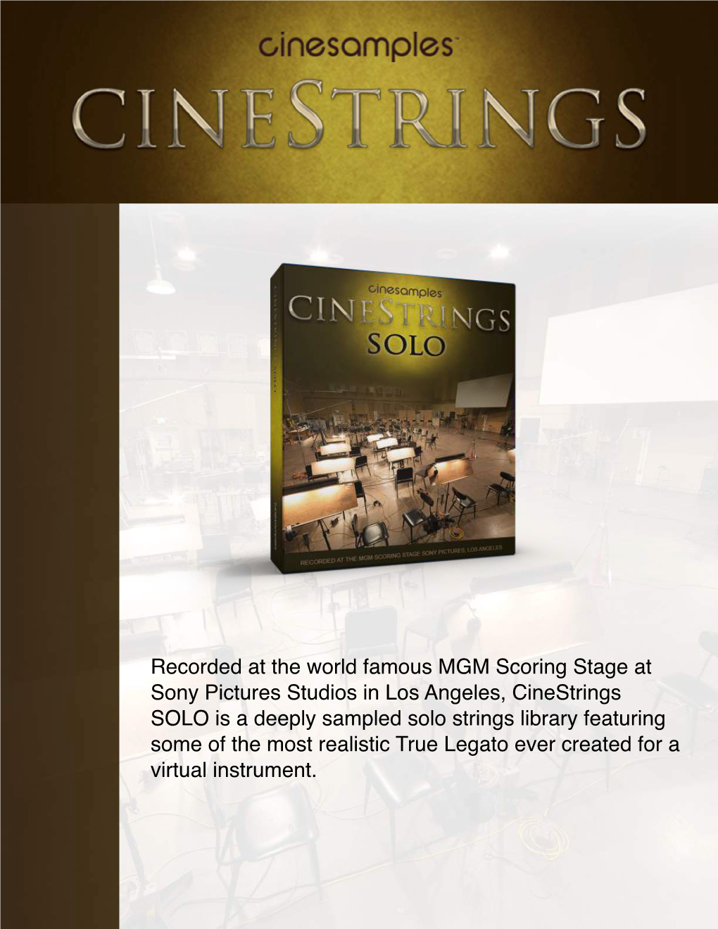 Cinestrings Solo Manual