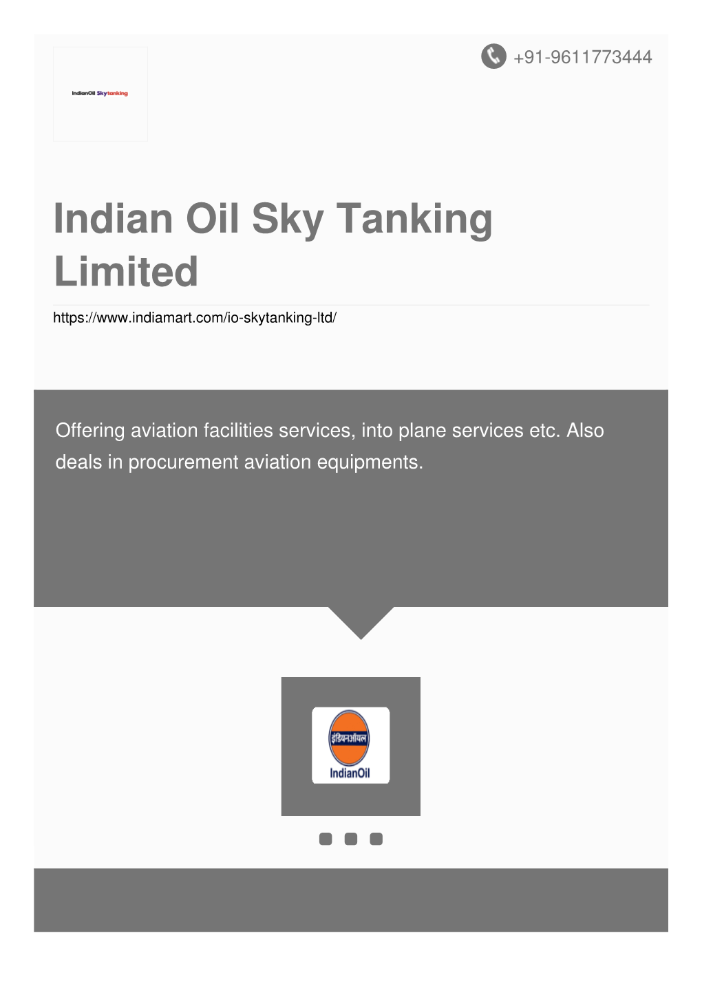 Indian Oil Sky Tanking Limited