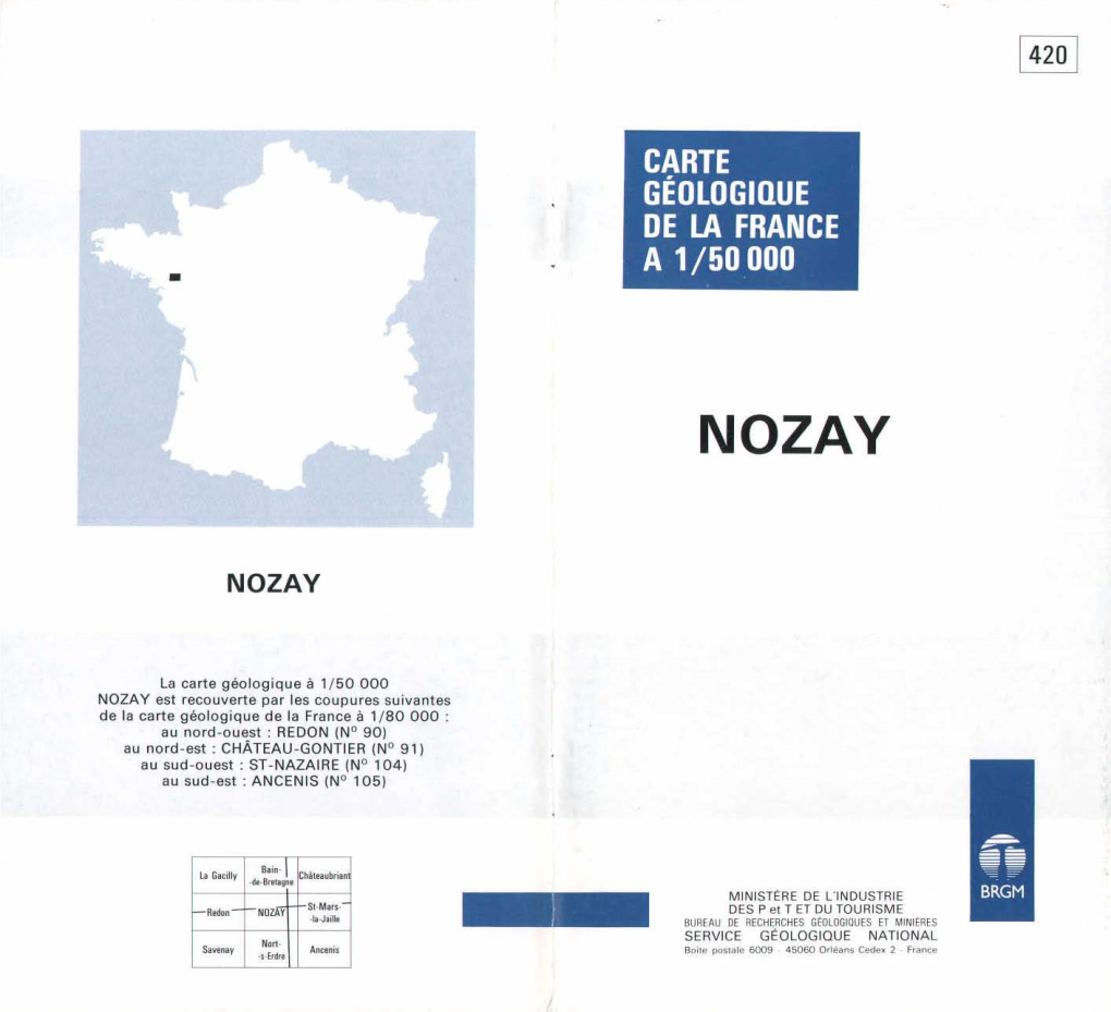 Notice Explicative De La Feuille Nozay Ai/50 000