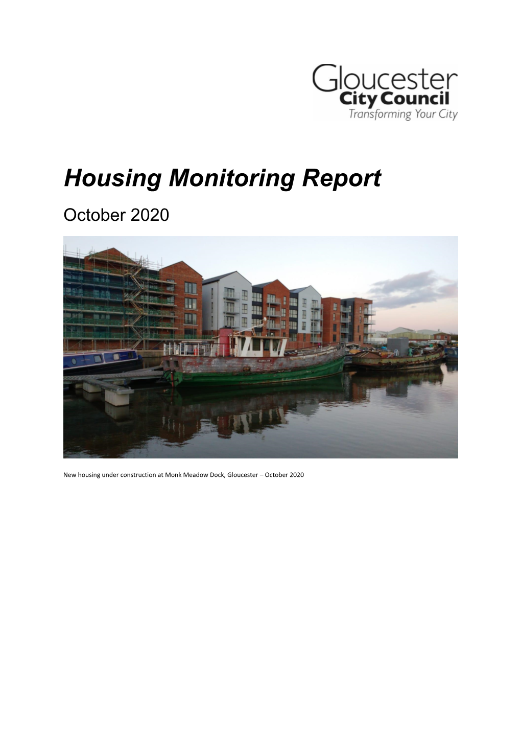 Housing Monitoring Report 2020