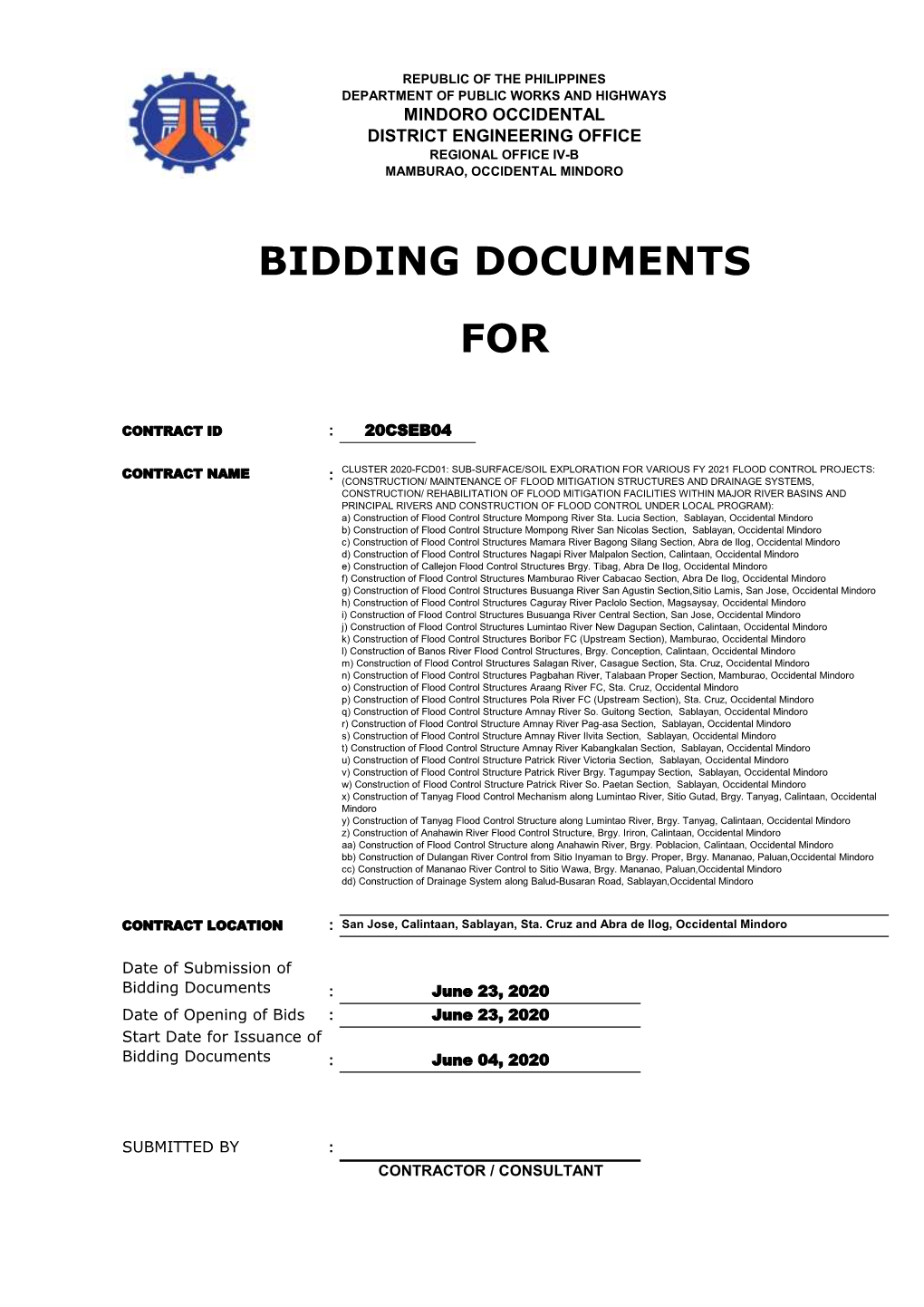 Philippine Bidding Documents