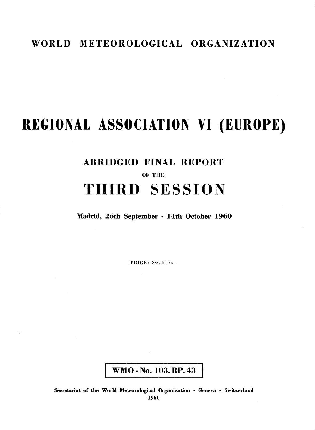 Regional Association Vi (Europe)