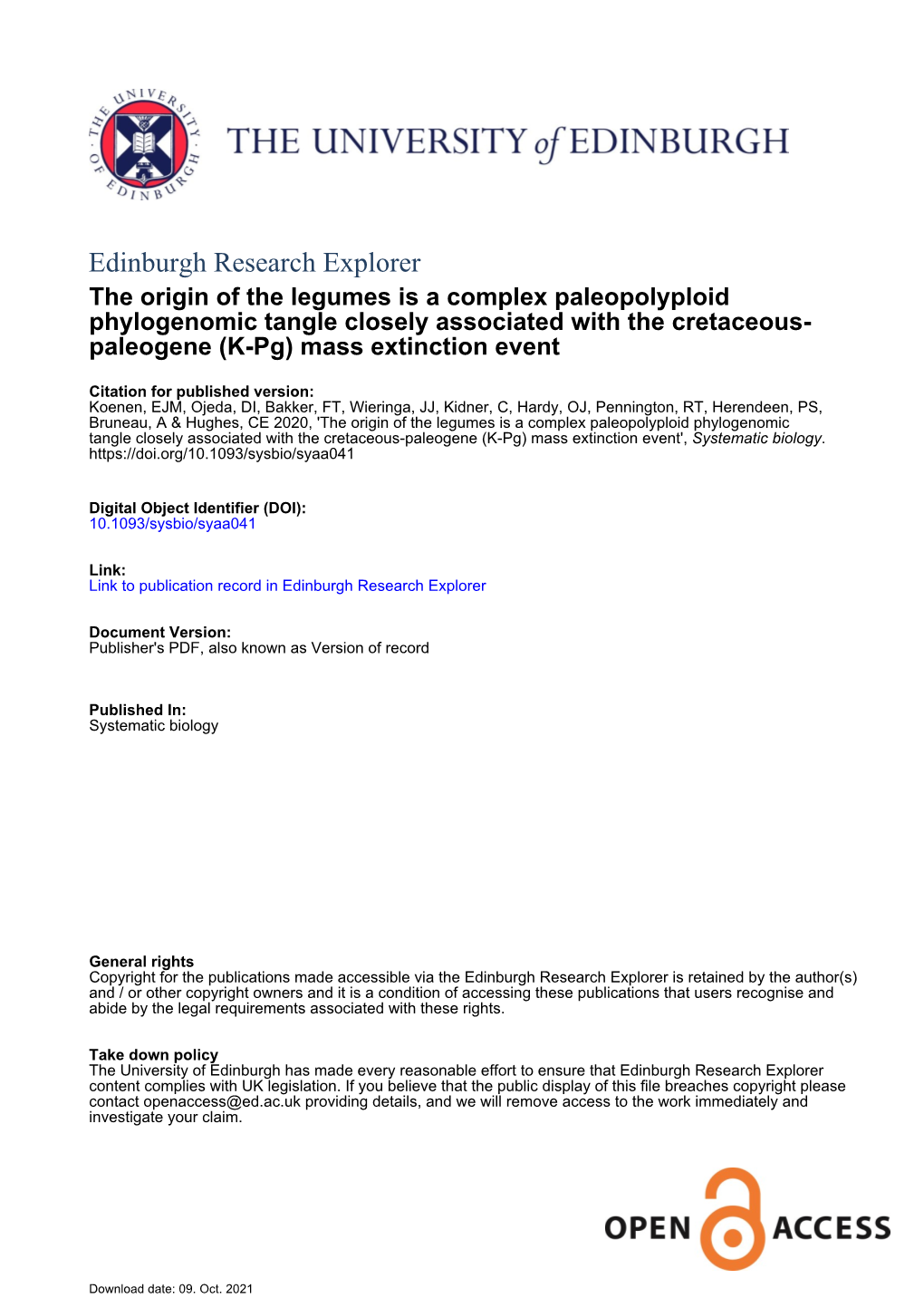 Edinburgh Research Explorer