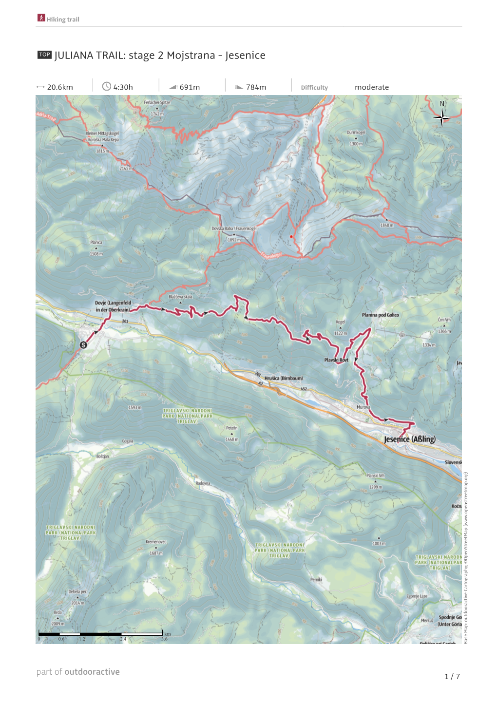 JULIANA TRAIL: Stage 2 Mojstrana - Jesenice