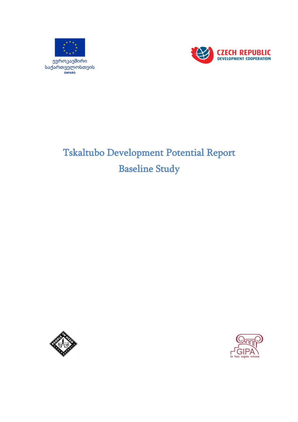 Tskaltubo Development Potential Report Baseline Study