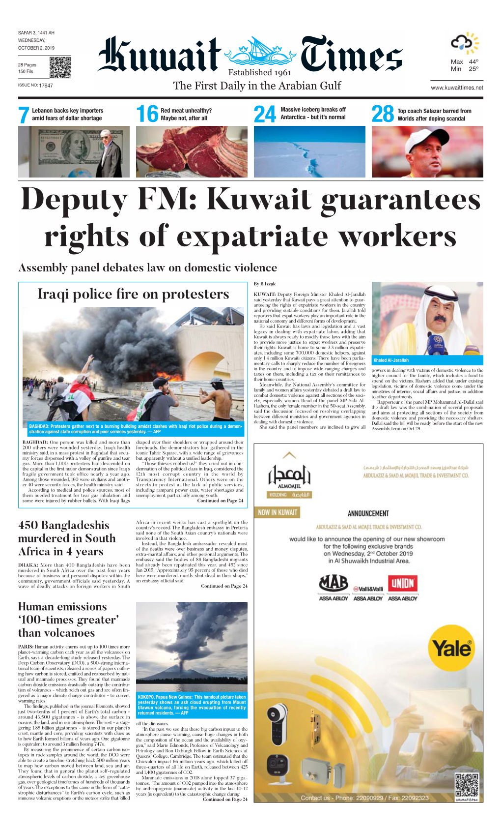 Kuwaittimes 2-10-2019.Qxp Layout 1