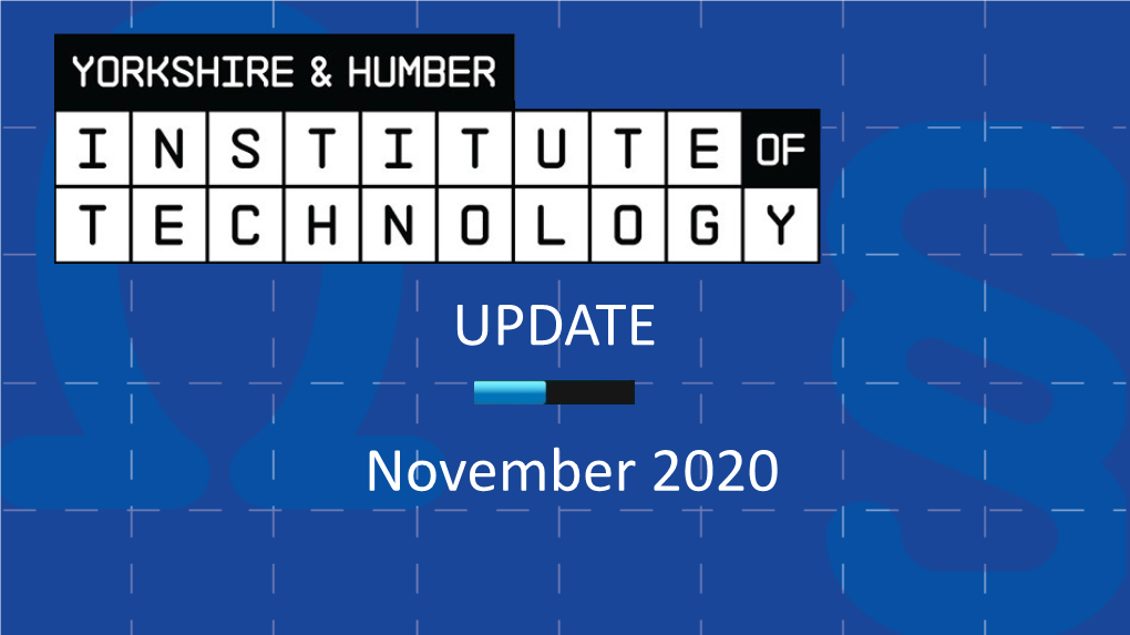 UPDATE November 2020