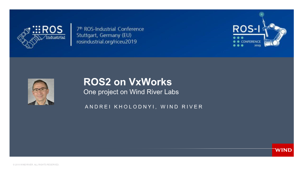 ROS2 on Vxworks One Project on Wind River Labs