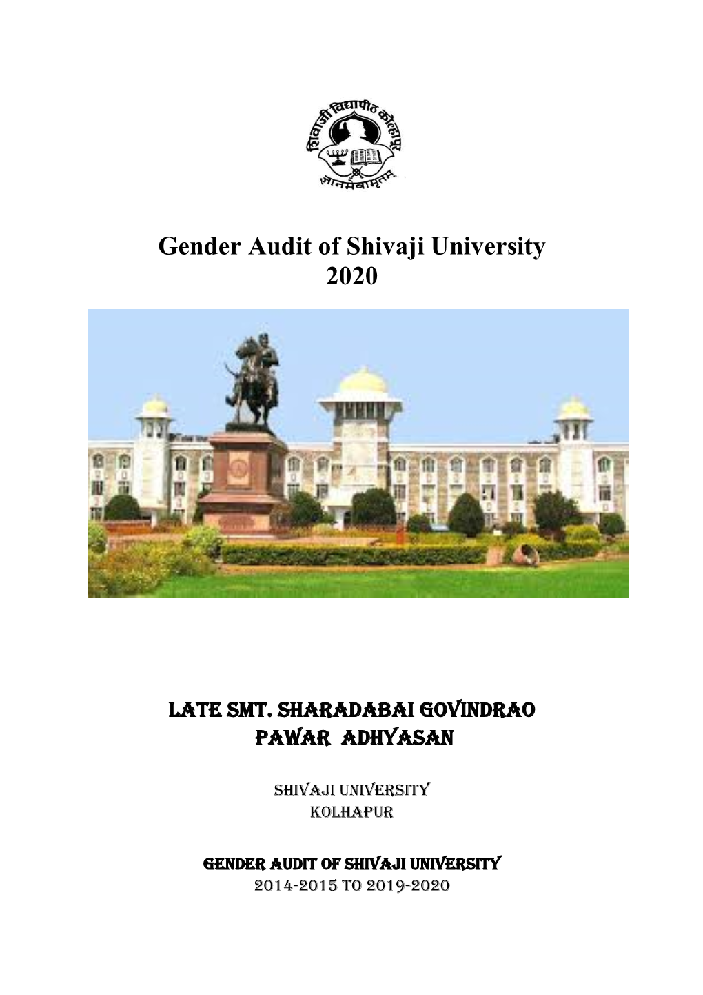 Gender Audit of Shivaji University 2020