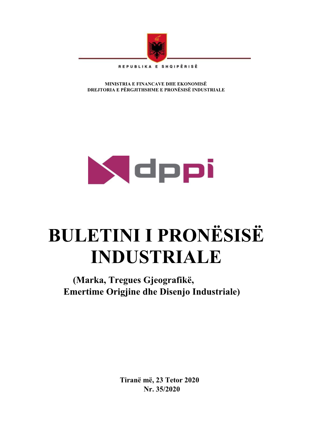 Buletini I Pronësisë Industriale