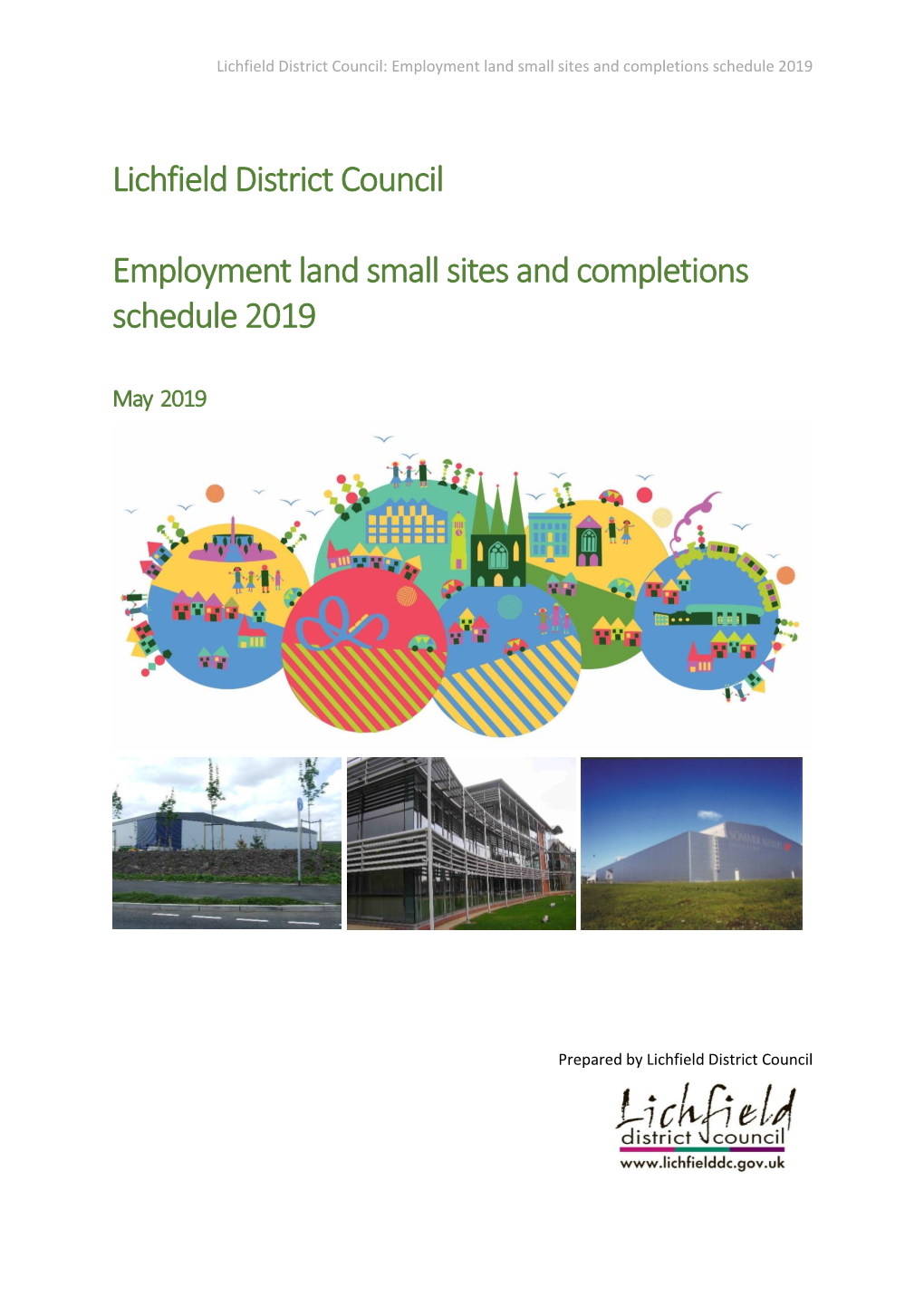 Employment Land Small Sites and Completions Schedule (ELAA 2019)